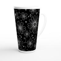 Latte 17oz Ceramic Mug - Coffee or Tea Cup, Extra Tall