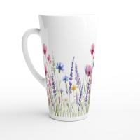 Latte 17oz Ceramic Mug - Coffee or Tea Cup, Extra Tall