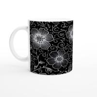 Floral Cups -  Large and Small Ceramic Mugs
