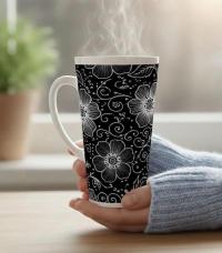 Latte 17oz Ceramic Mug - Coffee or Tea Cup, Extra Tall