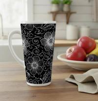 Latte 17oz Ceramic Mug - Coffee or Tea Cup, Extra Tall