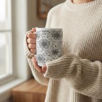 Floral Cups -  Large and Small Ceramic Mugs