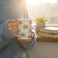 Floral Cups -  Large and Small Ceramic Mugs