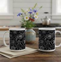 Floral Cups -  Large and Small Ceramic Mugs