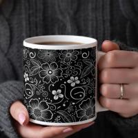 Floral Cups -  Large and Small Ceramic Mugs