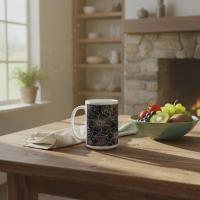 Floral Cups -  Large and Small Ceramic Mugs