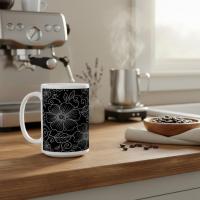 Floral Cups -  Large and Small Ceramic Mugs