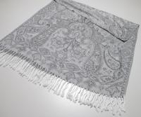 Reversible Soft Pashmina Shawl & Scarf for Women, Jacquard Brocade, Shawl, Sarong or Head Wraps