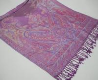Reversible Soft Pashmina Shawl & Scarf for Women, Jacquard Brocade, Shawl, Sarong or Head Wraps
