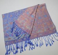 Soft Pashmina Shawl & Scarf for Women, Jacquard Brocade, Shawl, Sarong or Head Wraps
