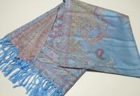 Soft Pashmina Shawl & Scarf for Women, Jacquard Brocade, Shawl, Sarong or Head Wraps