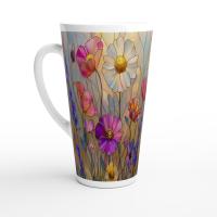 Latte 17oz Ceramic Mug - Coffee or Tea Cup, Extra Tall