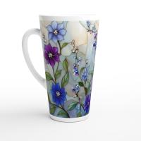 Latte 17oz Ceramic Mug - Coffee or Tea Cup, Extra Tall
