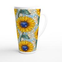 Latte 17oz Ceramic Mug - Coffee or Tea Cup, Extra Tall