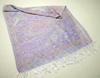 Soft Pashmina Shawl & Scarf for Women, Jacquard Brocade, Shawl, Sarong or Head Wraps