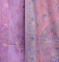 Reversible Soft Pashmina Shawl & Scarf for Women, Jacquard Brocade, Shawl, Sarong or Head Wraps