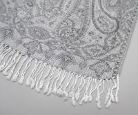 Reversible Soft Pashmina Shawl & Scarf for Women, Jacquard Brocade, Shawl, Sarong or Head Wraps