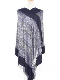 Soft Pashmina Shawl & Scarf for Women, Jacquard Brocade, Shawl, Sarong or Head Wraps