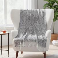 Reversible Soft Pashmina Shawl & Scarf for Women, Jacquard Brocade, Shawl, Sarong or Head Wraps