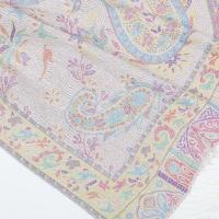 Soft Pashmina Shawl & Scarf for Women, Jacquard Brocade, Shawl, Sarong or Head Wraps