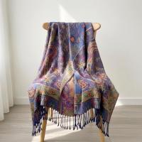 Soft Pashmina Shawl & Scarf for Women, Jacquard Brocade, Shawl, Sarong or Head Wraps