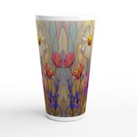 Latte 17oz Ceramic Mug - Coffee or Tea Cup, Extra Tall