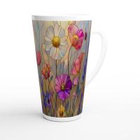Latte 17oz Ceramic Mug - Coffee or Tea Cup, Extra Tall