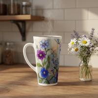 Latte 17oz Ceramic Mug - Coffee or Tea Cup, Extra Tall