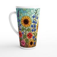 Latte 17oz Ceramic Mug - Coffee or Tea Cup, Extra Tall