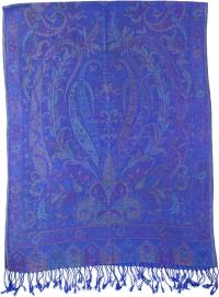 Reversible Soft Pashmina Shawl & Scarf for Women, Jacquard Brocade, Shawl, Sarong or Head Wraps