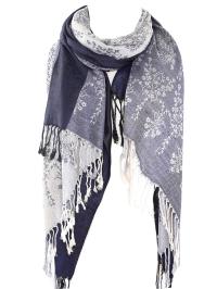 Soft Pashmina Shawl & Scarf for Women, Jacquard Brocade, Shawl, Sarong or Head Wraps