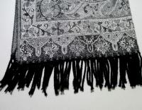 Reversible Thick Soft Pashmina Shawl & Scarf for Women, Jacquard Brocade, Blanket Scarf, Head Wraps