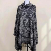 Reversible Soft Pashmina Shawl & Scarf for Women, Jacquard Brocade, Shawl, Sarong or Head Wraps