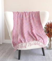 Soft Pashmina Shawl & Scarf for Women, Jacquard Brocade, Shawl, Sarong or Head Wraps