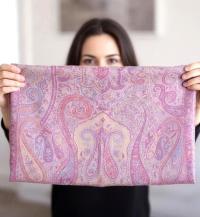 Soft Pashmina Shawl & Scarf for Women, Jacquard Brocade, Shawl, Sarong or Head Wraps