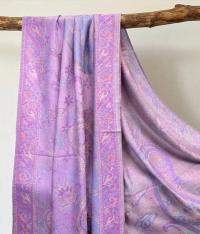 Reversible Soft Pashmina Shawl & Scarf for Women, Jacquard Brocade, Shawl, Sarong or Head Wraps