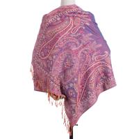 Soft Pashmina Shawl & Scarf for Women, Jacquard Brocade, Lightweight Blanket Shawl