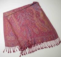 Reversible Soft Pashmina Shawl & Scarf for Women, Jacquard Brocade, Shawl, Sarong or Head Wraps