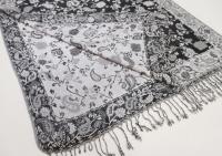 Soft Pashmina Shawl & Scarf for Women, Jacquard Brocade, Blanket Scarf, Head Wraps