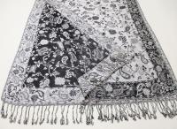 Soft Pashmina Shawl & Scarf for Women, Jacquard Brocade, Blanket Scarf, Head Wraps