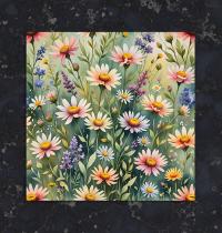 Flowers - Original Art Card - Single Card or Bulk 10 Pack of Gift Cards