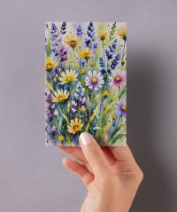 Flowers - Original Art Card - Single Card or Bulk 10 Pack of Gift Cards