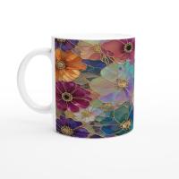 Floral Cups -  Large and Small Ceramic Mugs
