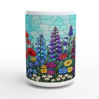 Floral Cups -  Large and Small Ceramic Mugs
