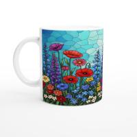 Floral Cups -  Large and Small Ceramic Mugs