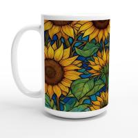 Floral Cups -  Large and Small Ceramic Mugs