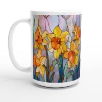 Floral Cups - Large and Small Ceramic Mugs