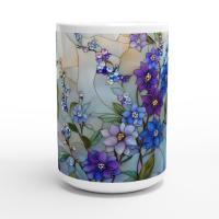 Floral Cups -  Large and Small Ceramic Mugs