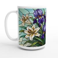 Floral Cups -  Large and Small Ceramic Mugs