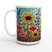 Floral Cups -  Large and Small Ceramic Mugs